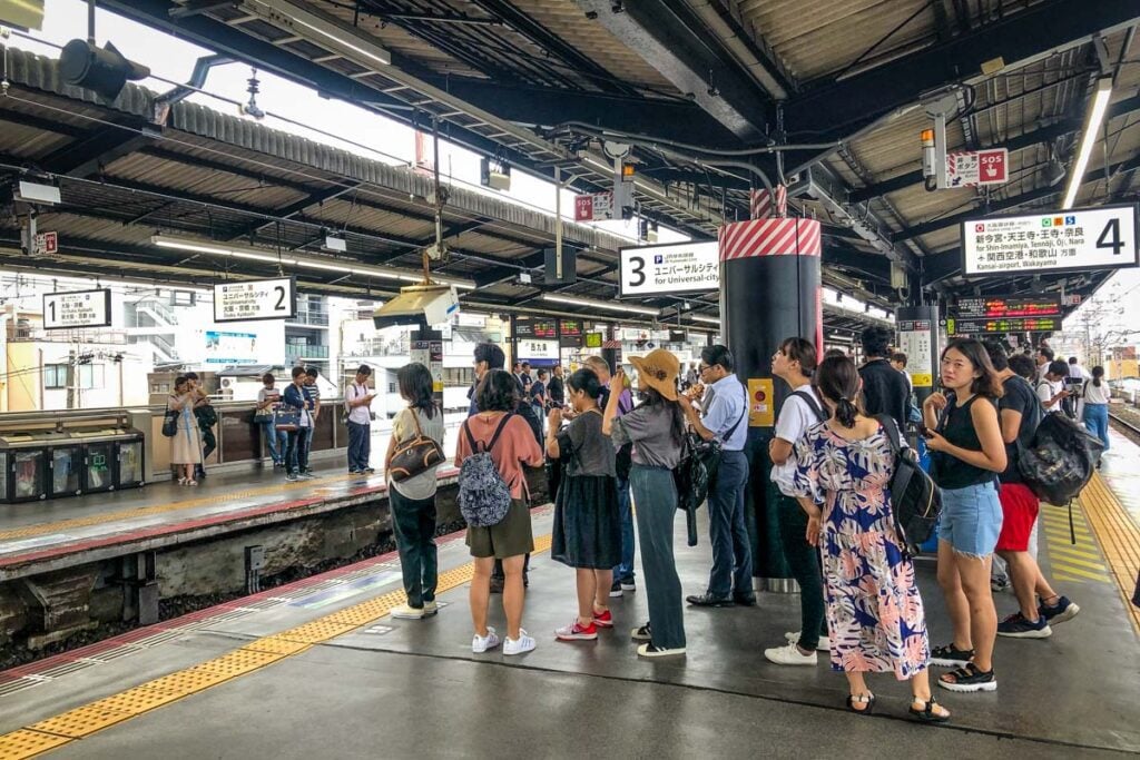 Japan train station