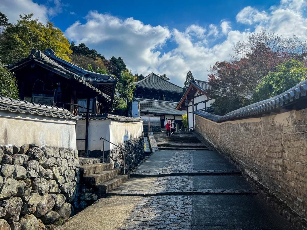 Todai-ji Urasando historic street Nara Japan