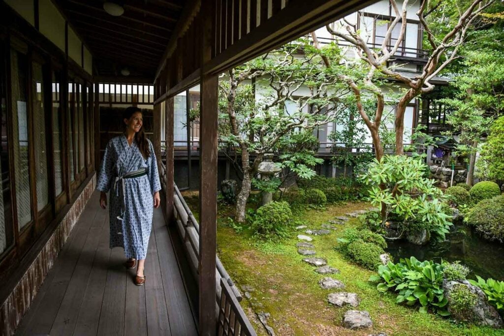 Temple stay Japan