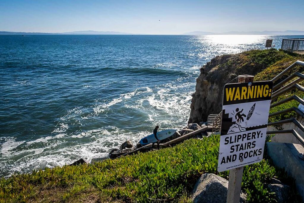 San Francisco to Big Sur road trip | Santa Cruz - West Cliff Drive