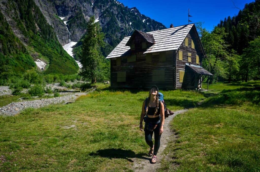 Backpacking in Enchanted Valley Olympic National Park