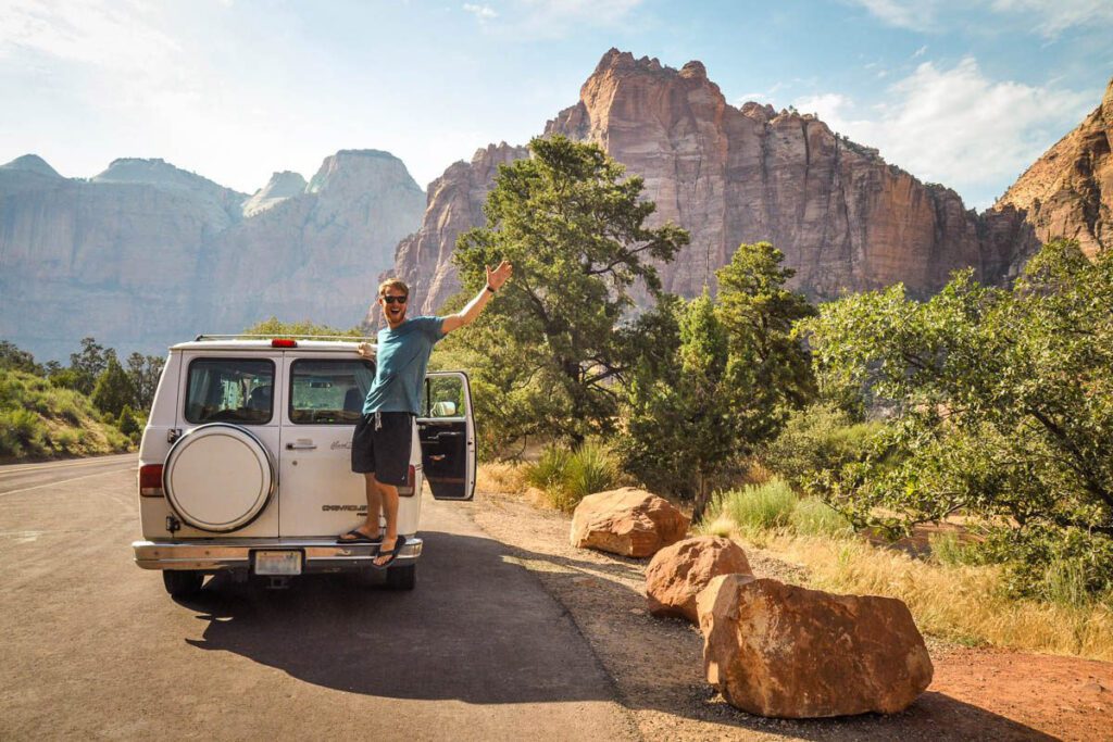 Campervan in Utah