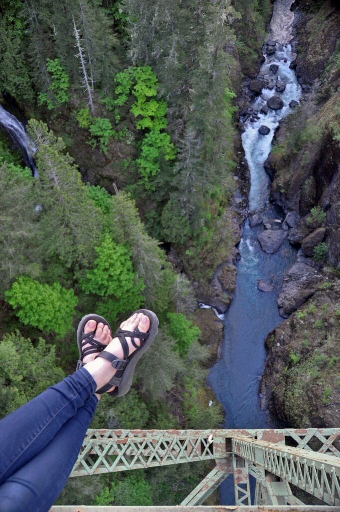 High Steel Bridge Olympic National Park