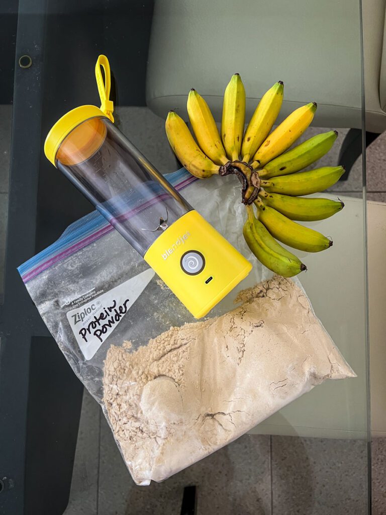 Travel Blender and Protein Powder