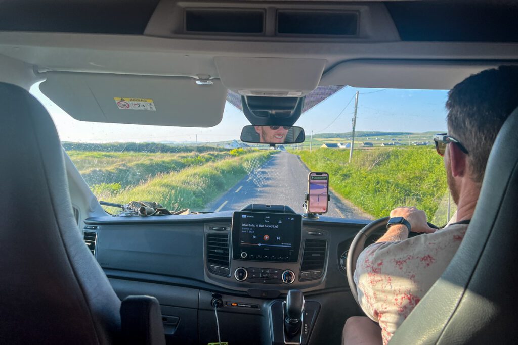 Driving the Ring of Kerry in Ireland