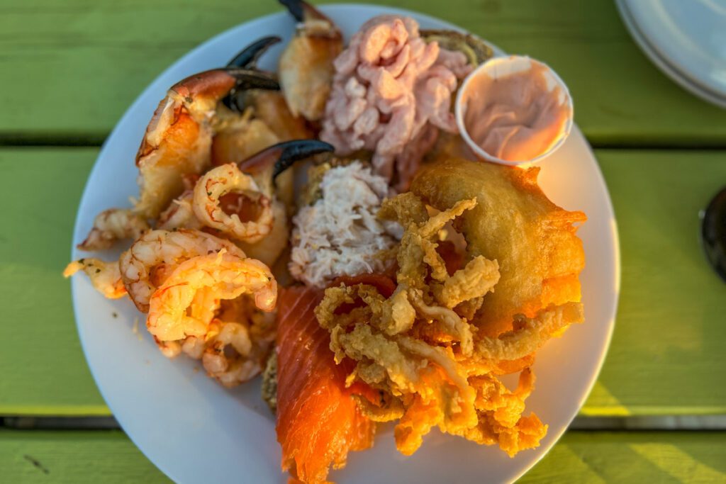 Seafood platter Fisherman's Bar Portmagee Ireland