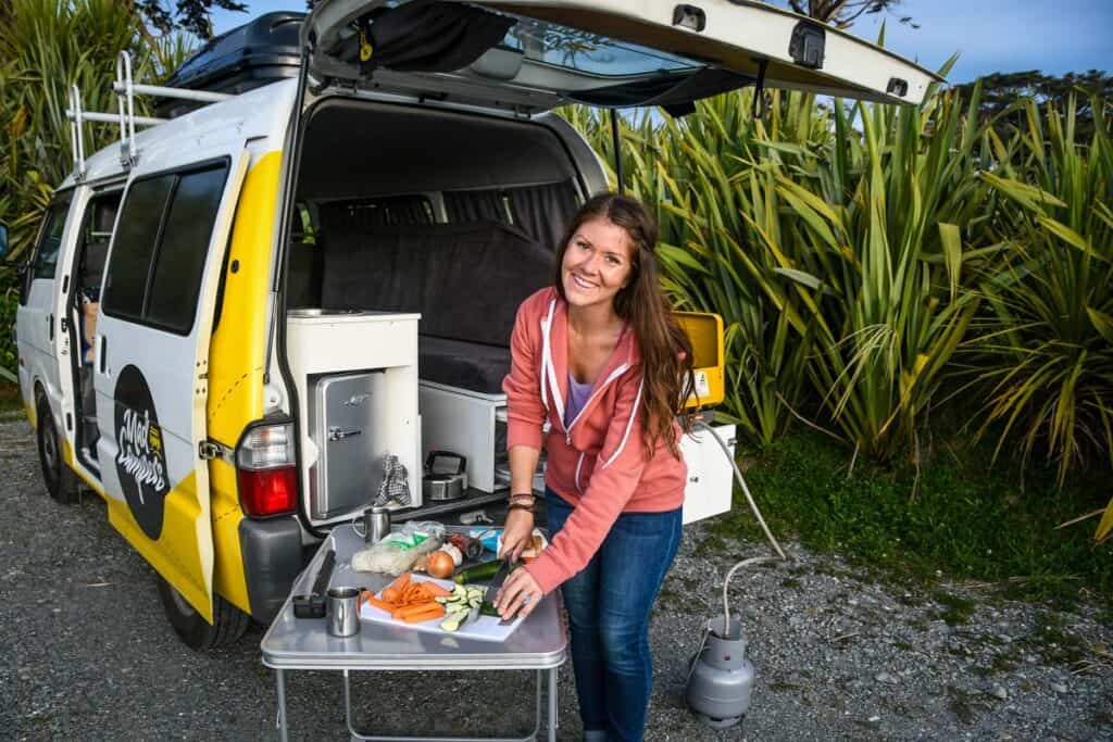 Mad Campers New Zealand Mad2 kitchen