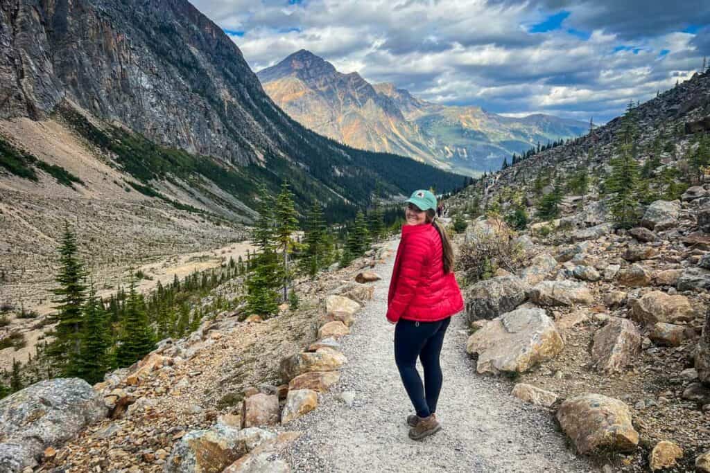 Glacier path Jasper Canada