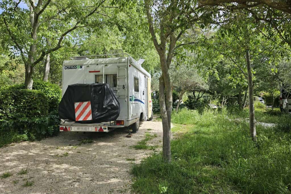 Backyardcampsite Nimes France (Veerle and Koen)