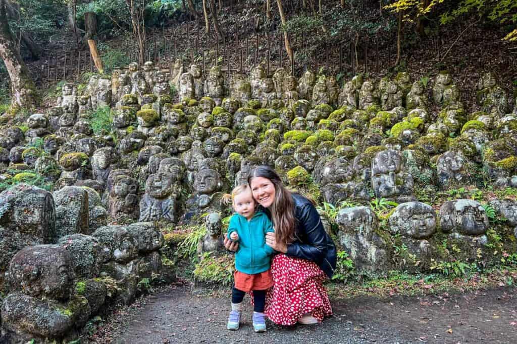 Otagi Nenbutsu-ji Temple Kyoto Japan with kids