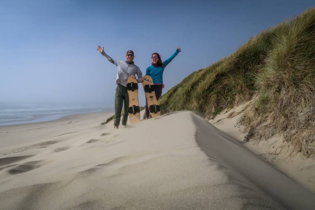 Sandboarding Florence Oregon Coast