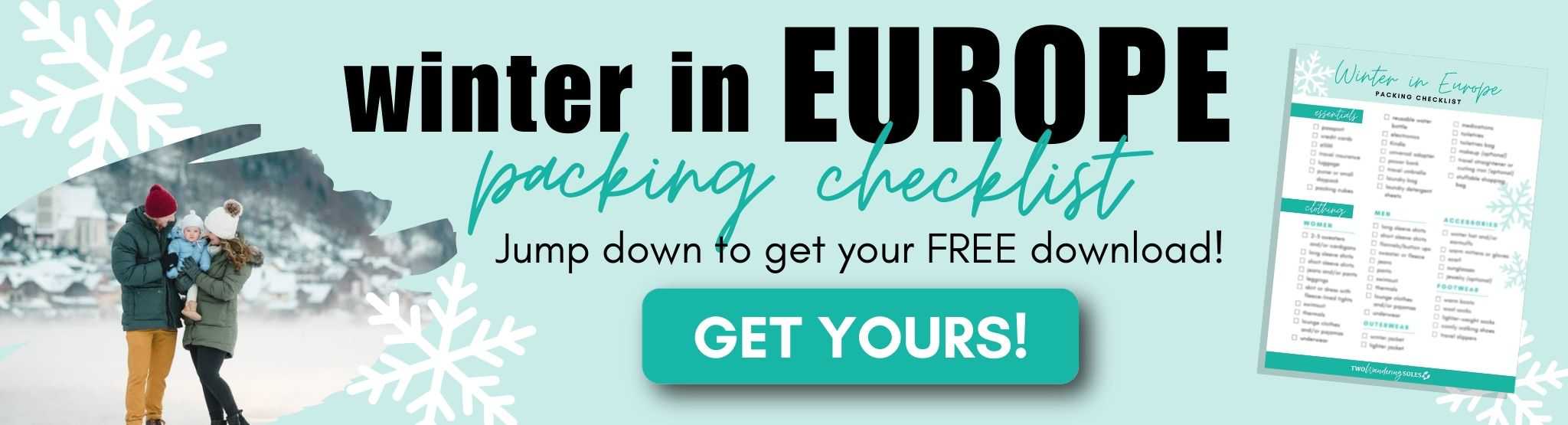 Winter in Europe Perfect Christmas Market Itinerary Two Wandering Soles