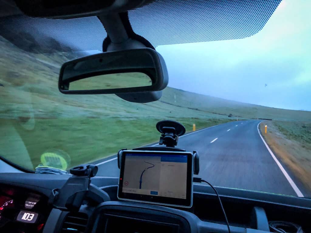 Driving in Iceland