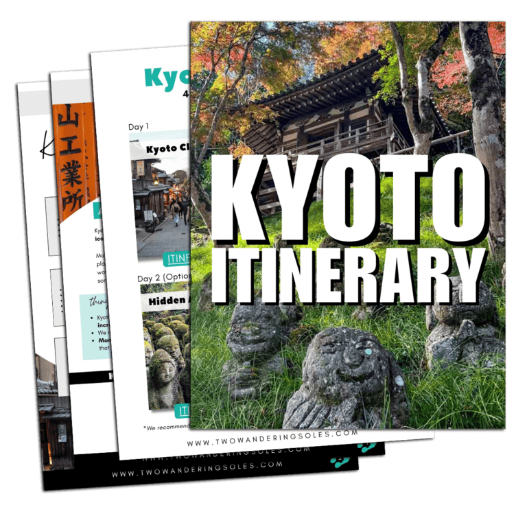 Kyoto Itinerary Two Wandering Soles