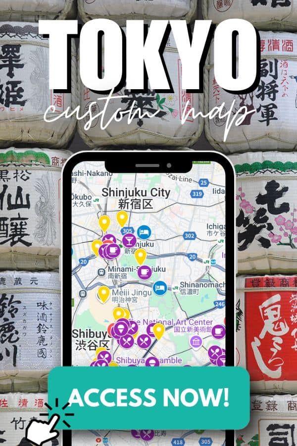 Things to do in Tokyo Map opt-in mobile banner