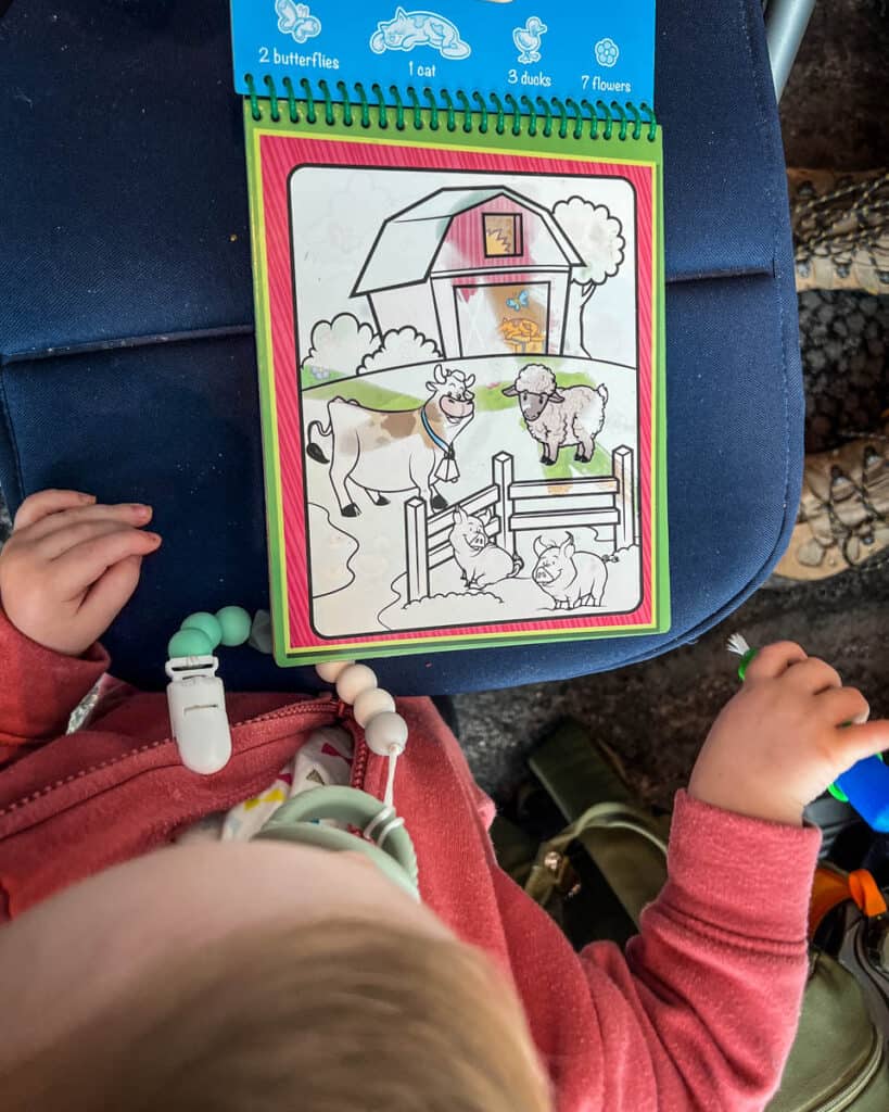 Baby toddler travel toys water paint