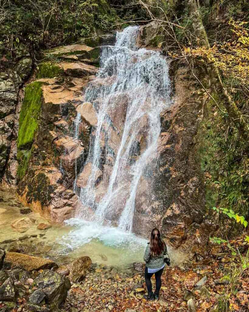 Otaki male waterfall Nakasendo Trail Japan