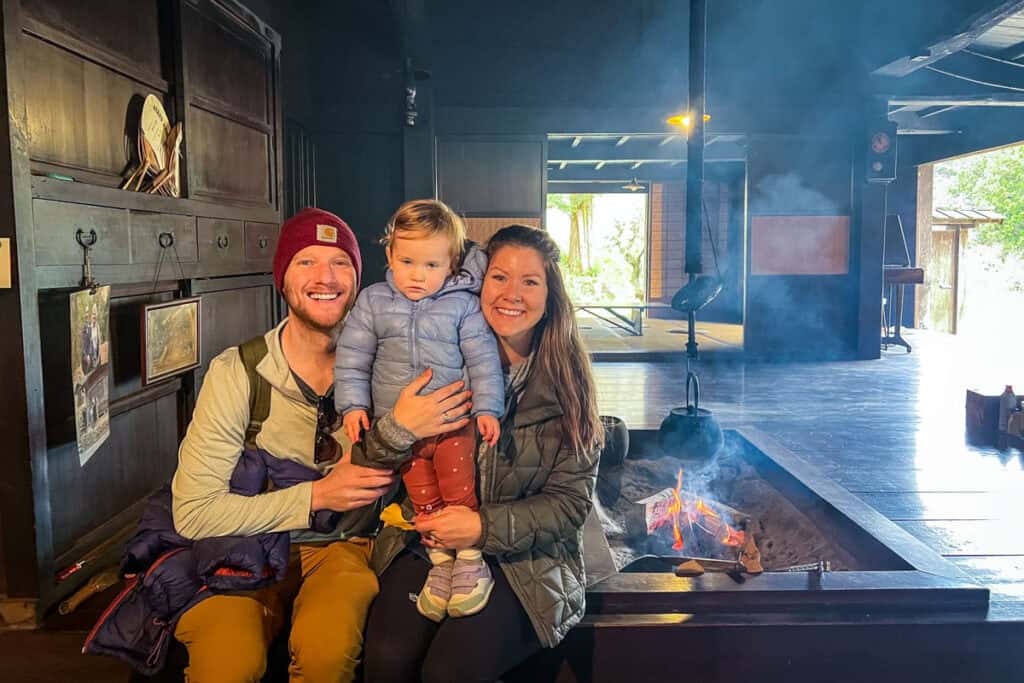 Teahouse Nakasendo Trail Japan family