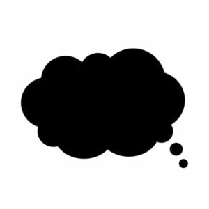 Thought bubble icon