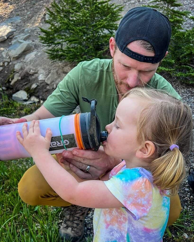 Grayl filtration water bottle