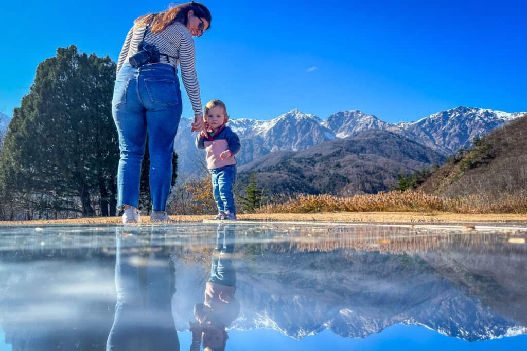 Hakuba Japan mountains reflection