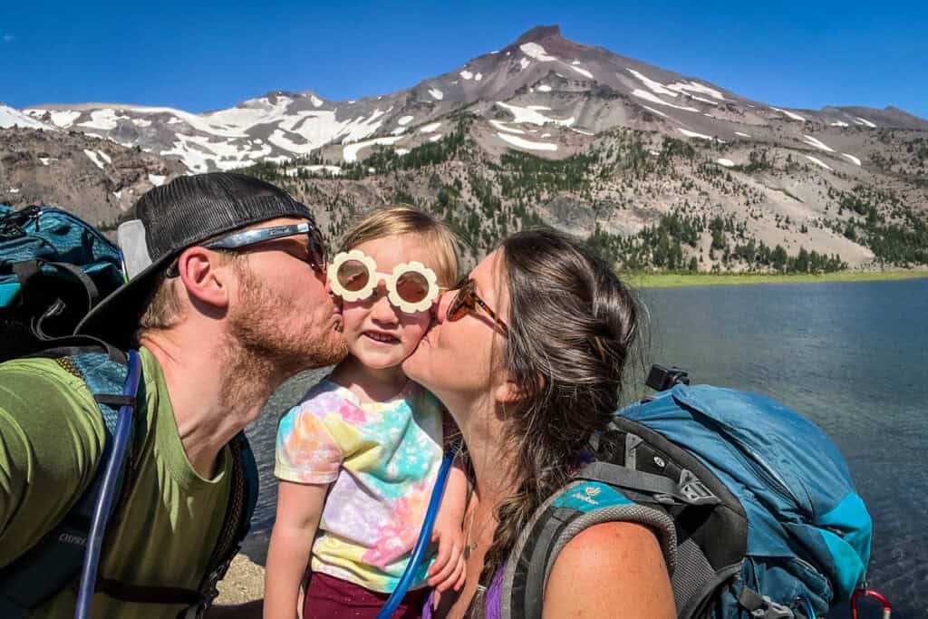 Hiking with a toddler Deschutes National Forest