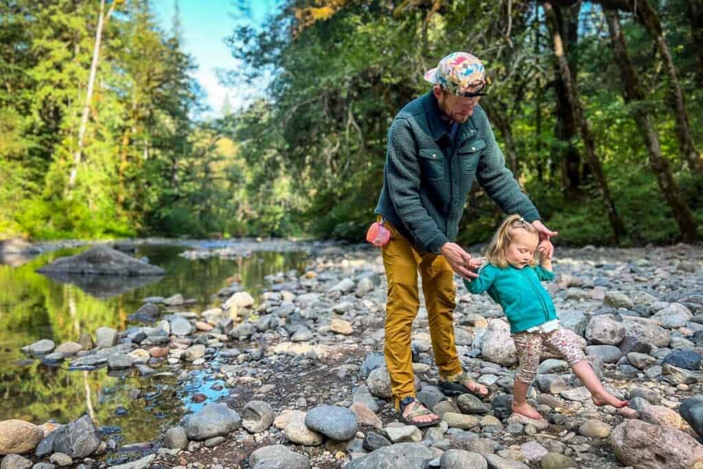 Hiking with a toddler