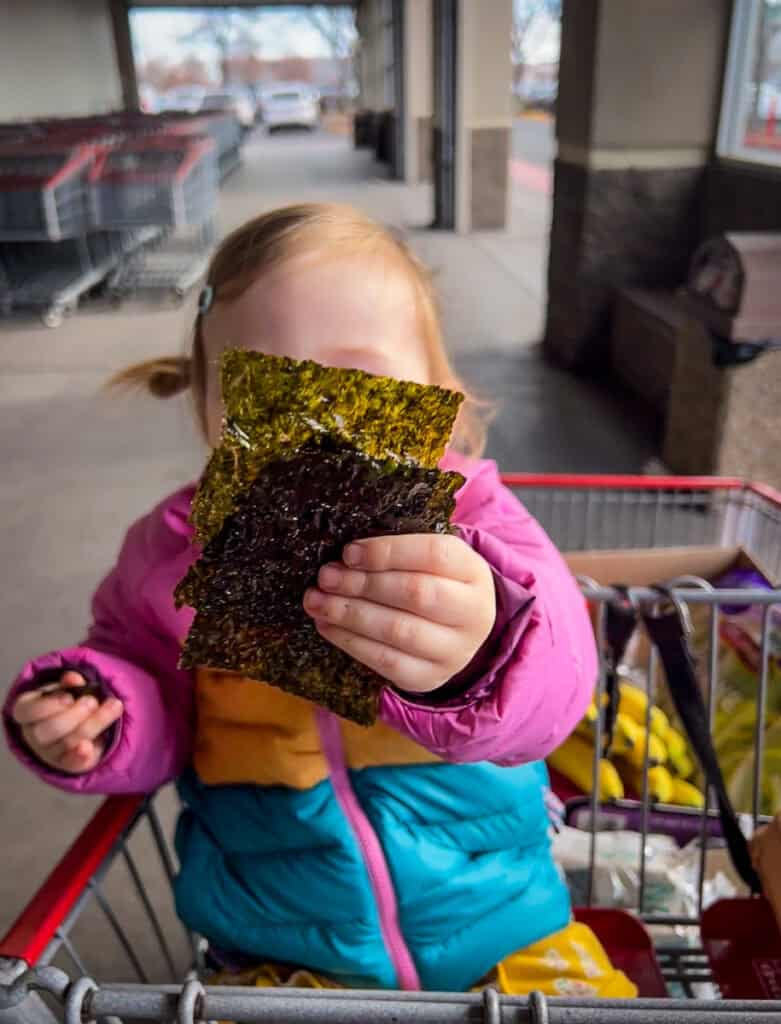 nori seaweed toddler snacks