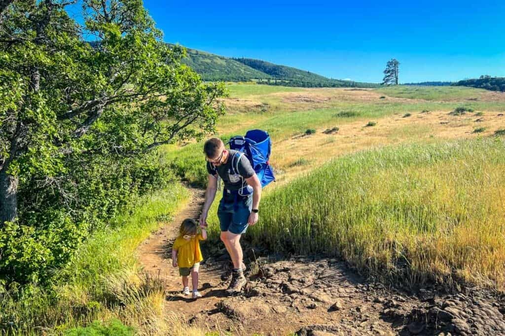 Hiking with a toddler