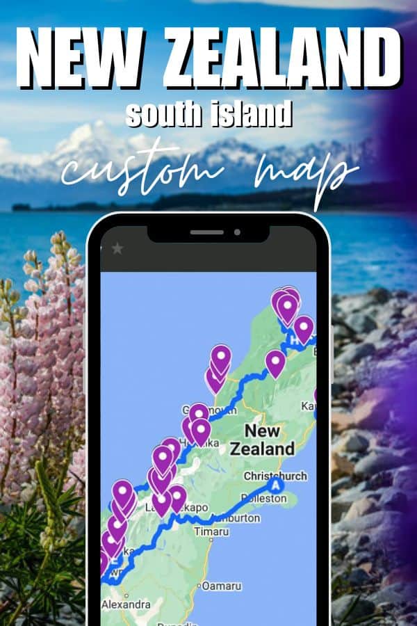 NZ South Island Map opt-in mobile banner