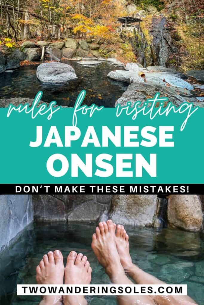 Onsen etiquette (Pin I)