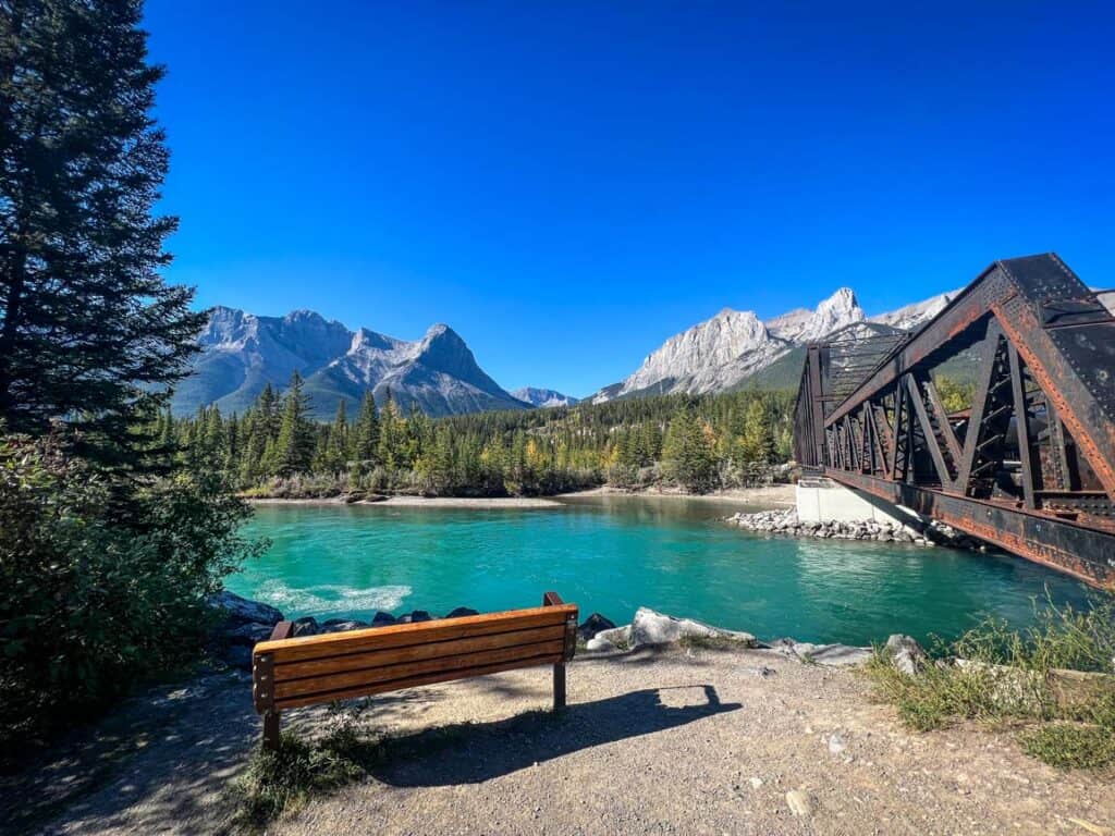 Blackshale Suspension Bridge Kananaskis Alberta Canada