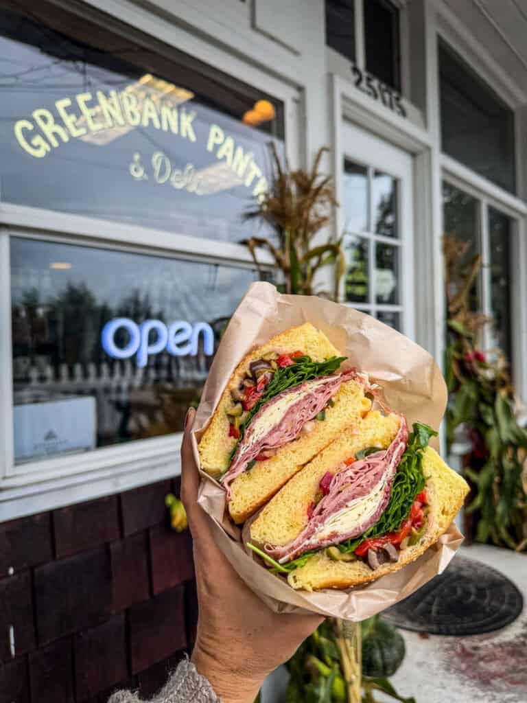 Whidbey Island Washington Greenbank Pantry & Deli Sandwich