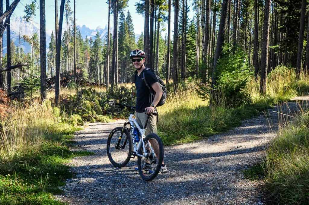 Mountain biking in Banff Canada