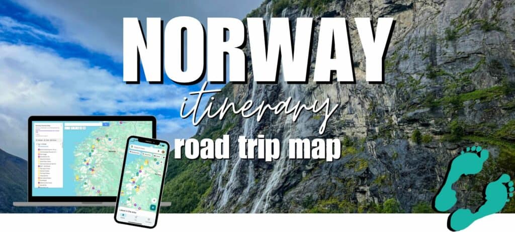 Norway Itinerary Map Sales Page Banner