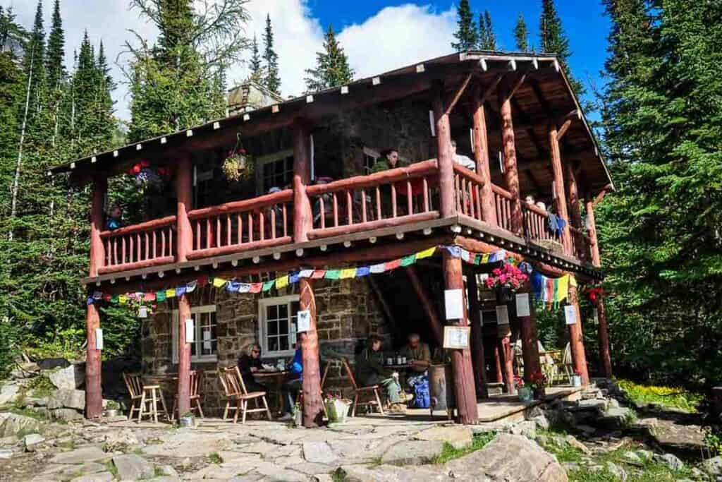 Plain of Six Glaciers Teahouse Banff Canada