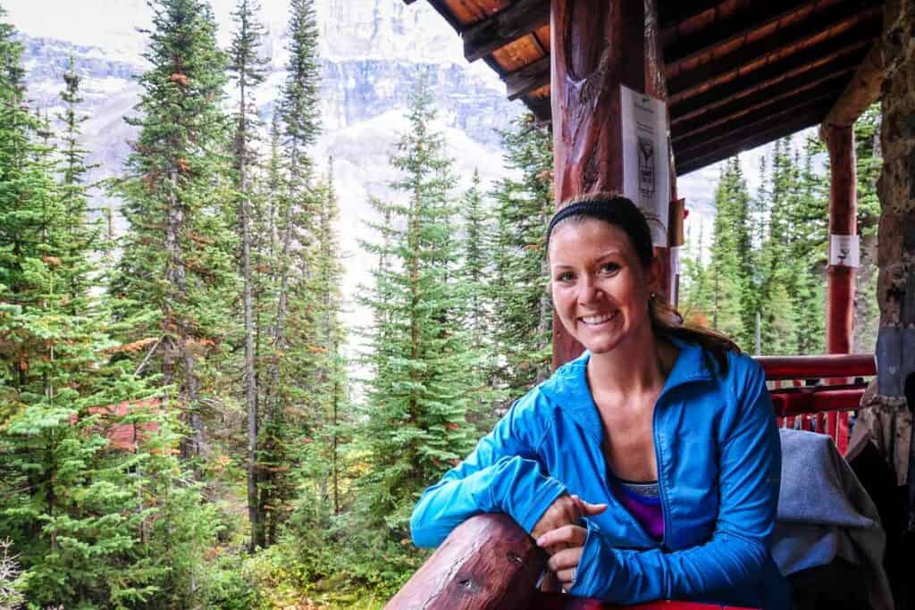 Plain of Six Glaciers Teahouse Banff Canada