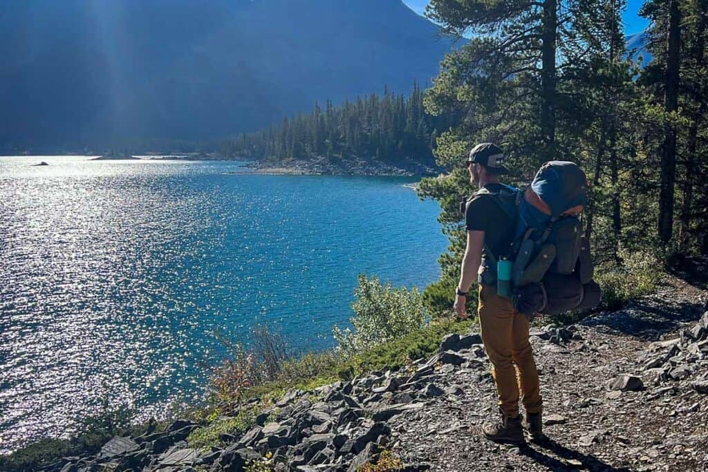 Upper Kananaskis Lake trail Canada