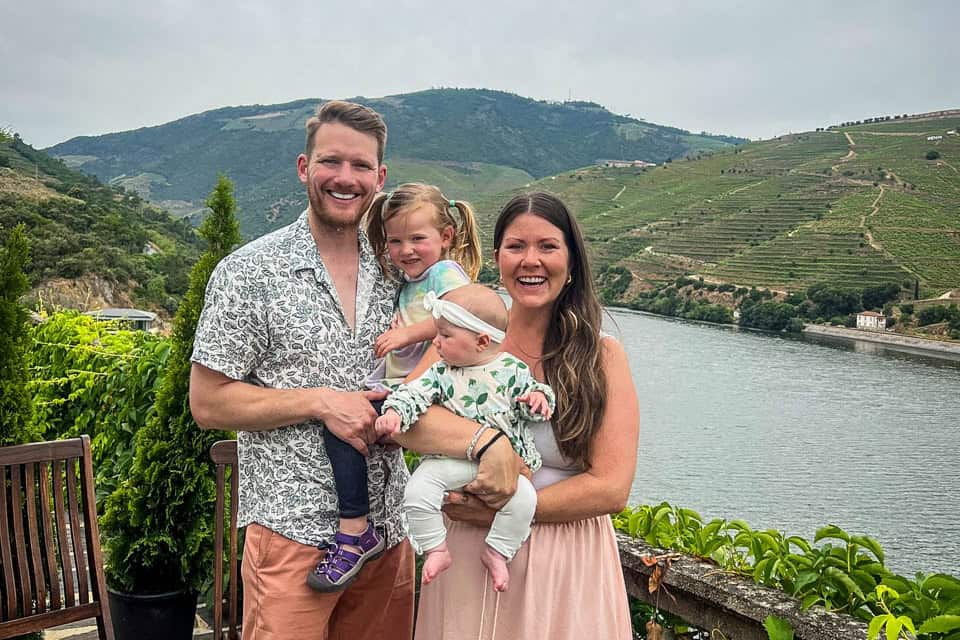 Family photo Douro Valley Portugal