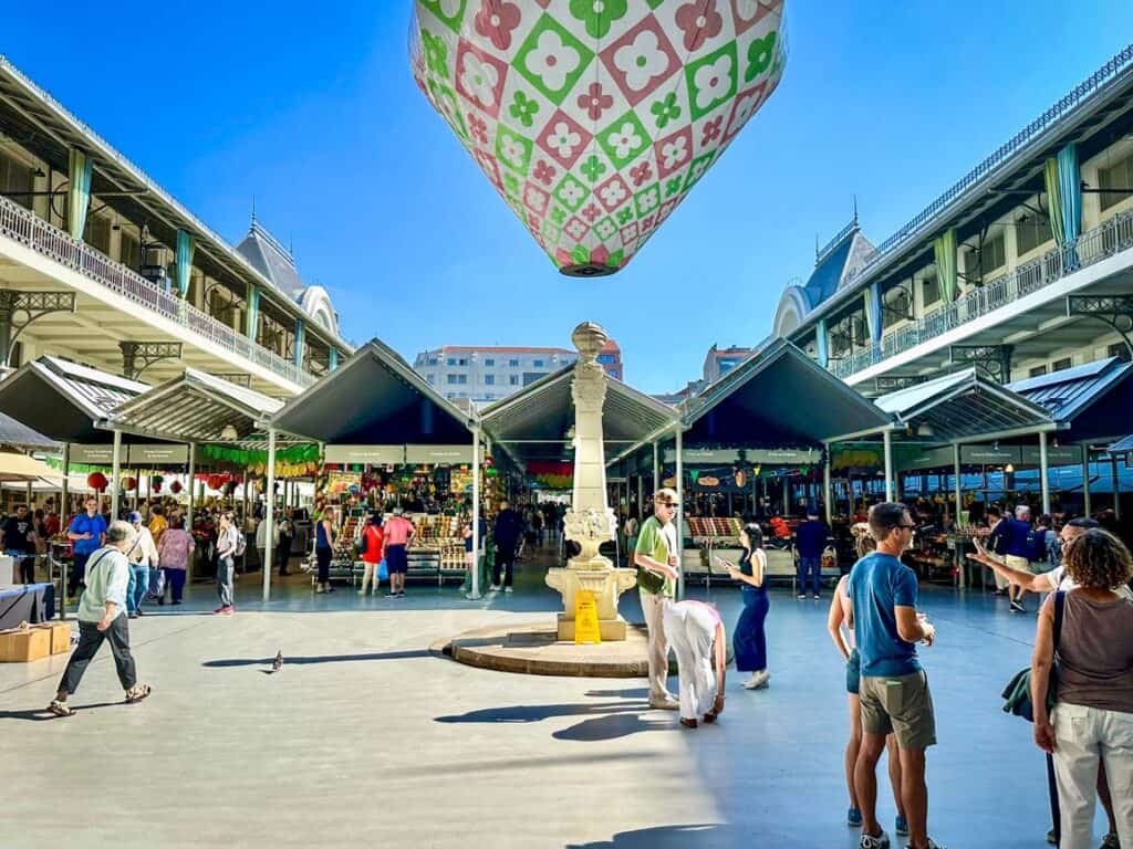 Mercado do Bolhão in Porto Portugal