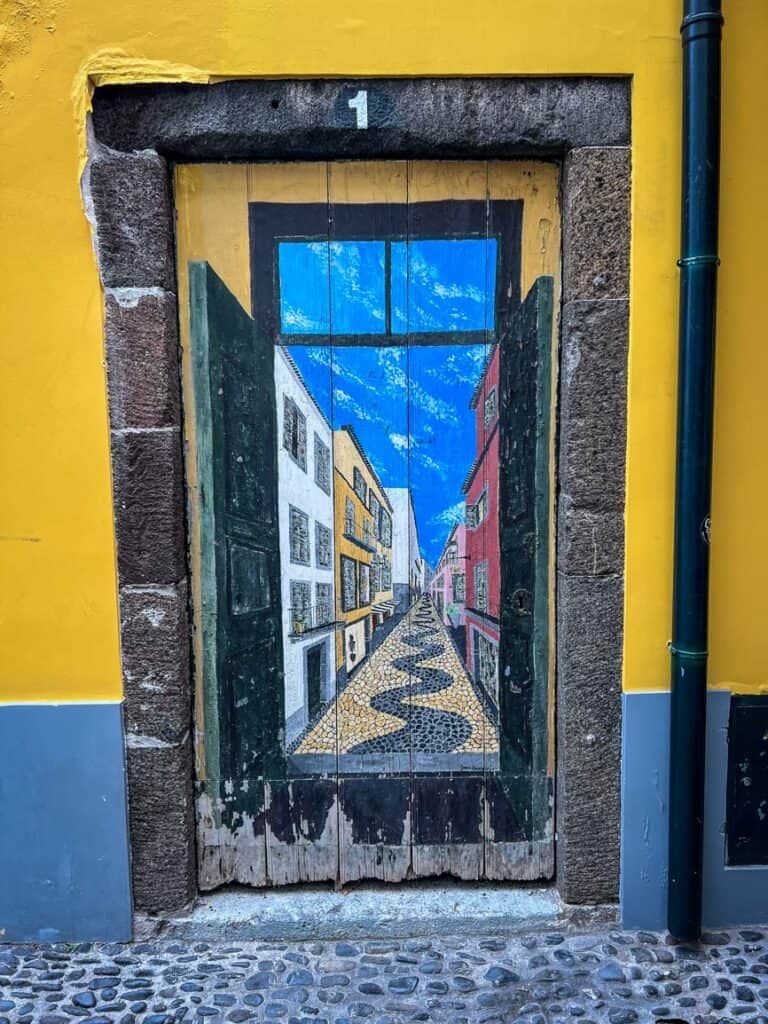 Cool street art in Funchal, Madeira