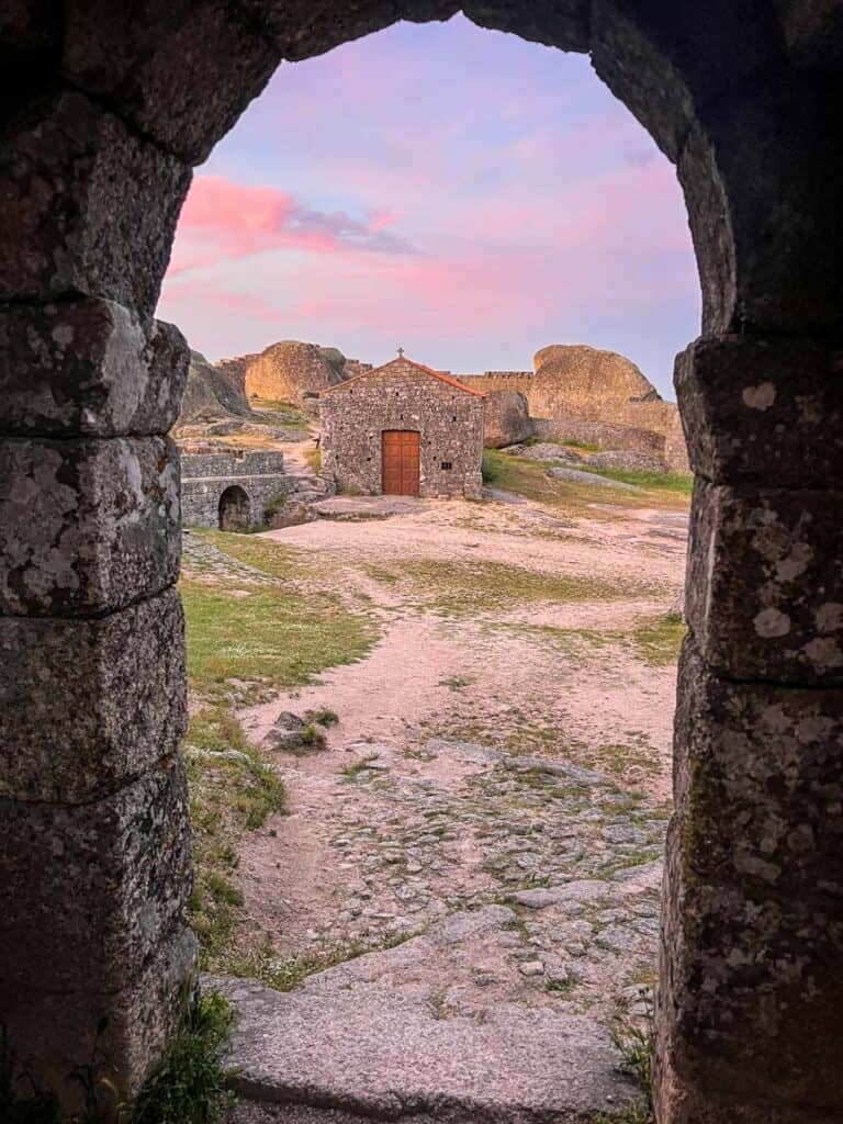 Abandoned Boulder Chapel Monsanto Portugal