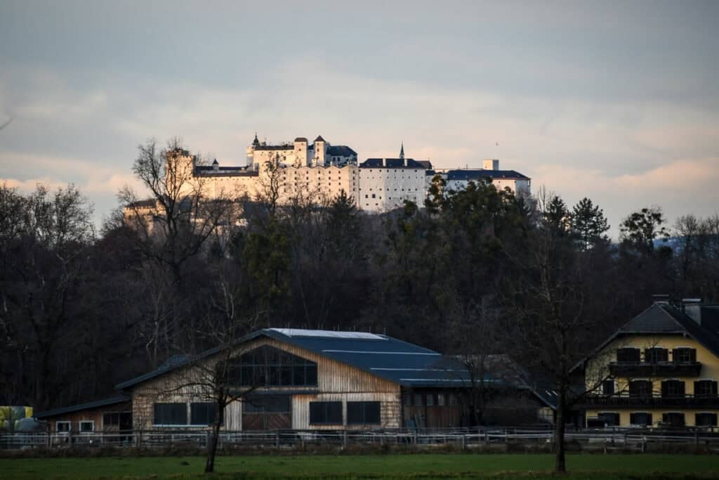 Hohensalzburg Fortress from the groud