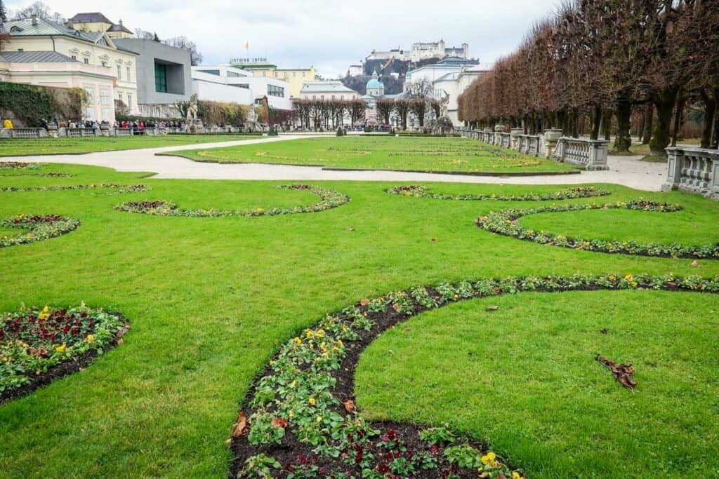 Mirabell Gardens in Salzburg, Austria