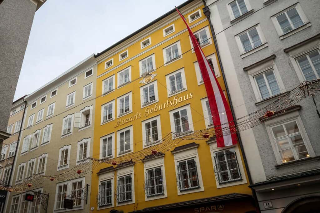 Mozart’s Birthplace Salzburg, Austria