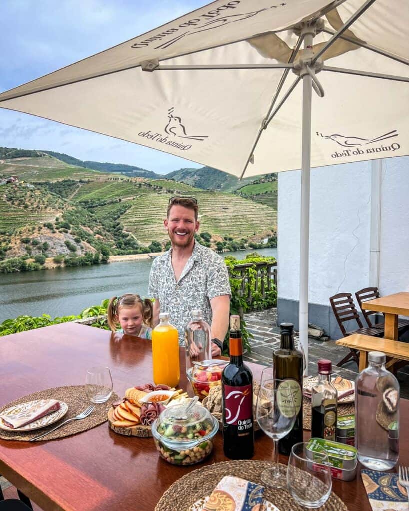 Picnic lunch at Quinta do Tedo Portugal Douro Valley day trip
