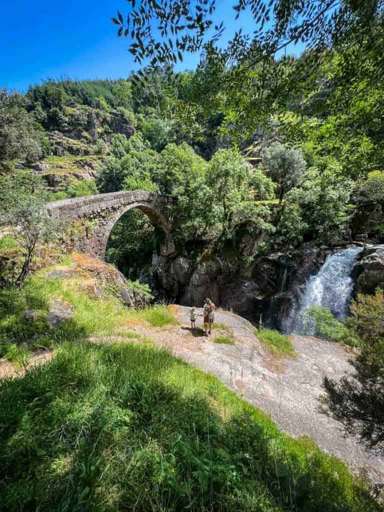 Ponte da Misarela in Peneda Geres National Park Portugal