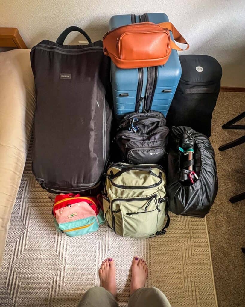 Everything we packed for 3 weeks in Portugal as a family of 4