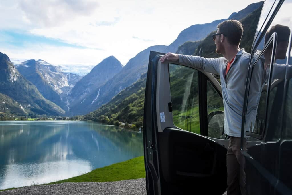 Campervan Olden Fjord Norway