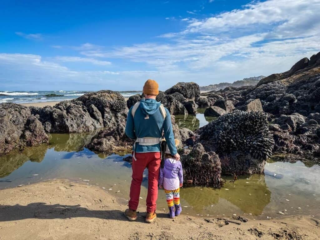 Fogarty Creek State Recreation Area Tide Pooling Oregon Coast